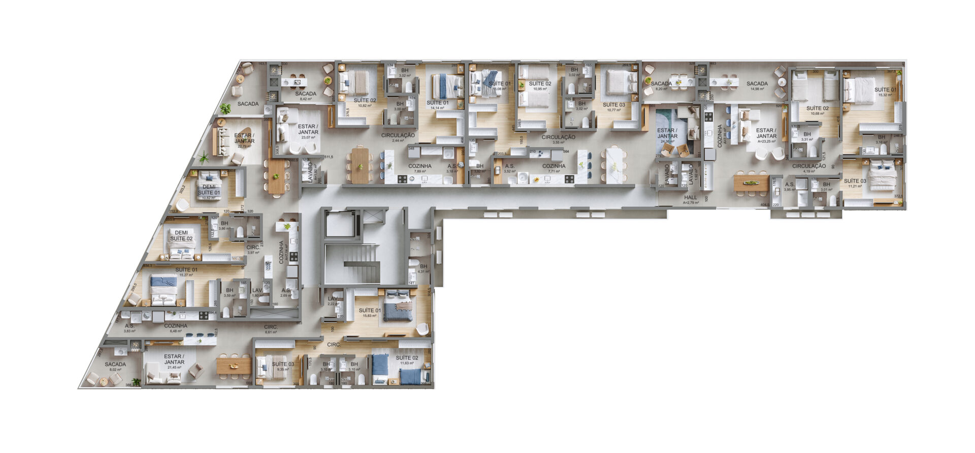 Planta do emprendimento